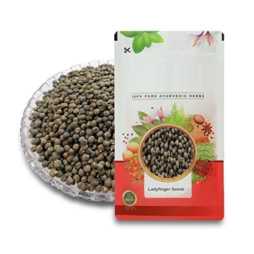 3.52oz Bhindi Okra Lady finger Seeds, 100 Grams Pack
