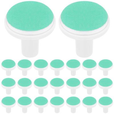 PACKOVE 24 Pcs Baby Nail File Pads Electric Nail Trimmer Replacement Pads Baby Nails Grinding Heads for Standard Electric Kid Nails Trimmer