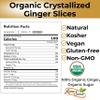 Anna and Sarah Organic Crystallized Ginger Slices 3 Lbs in Resealable Bag view 2