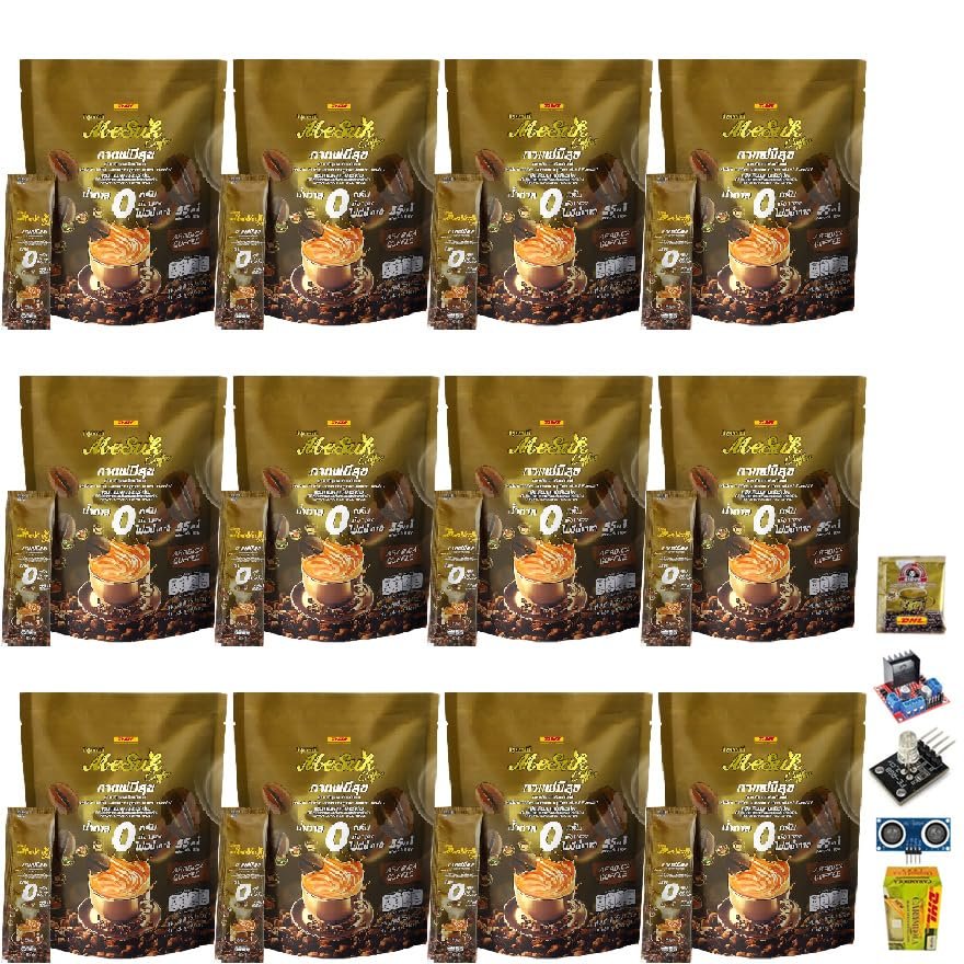 10 Sachets/Box(150g) MeSuk Coffee 55-in-1 Instant Mixed Arabica Roasted Deliciuos Much Mellow Intense Fruit Snack Set 12 By Beautygoodshop [Get Free For You Beauty Gifts]
