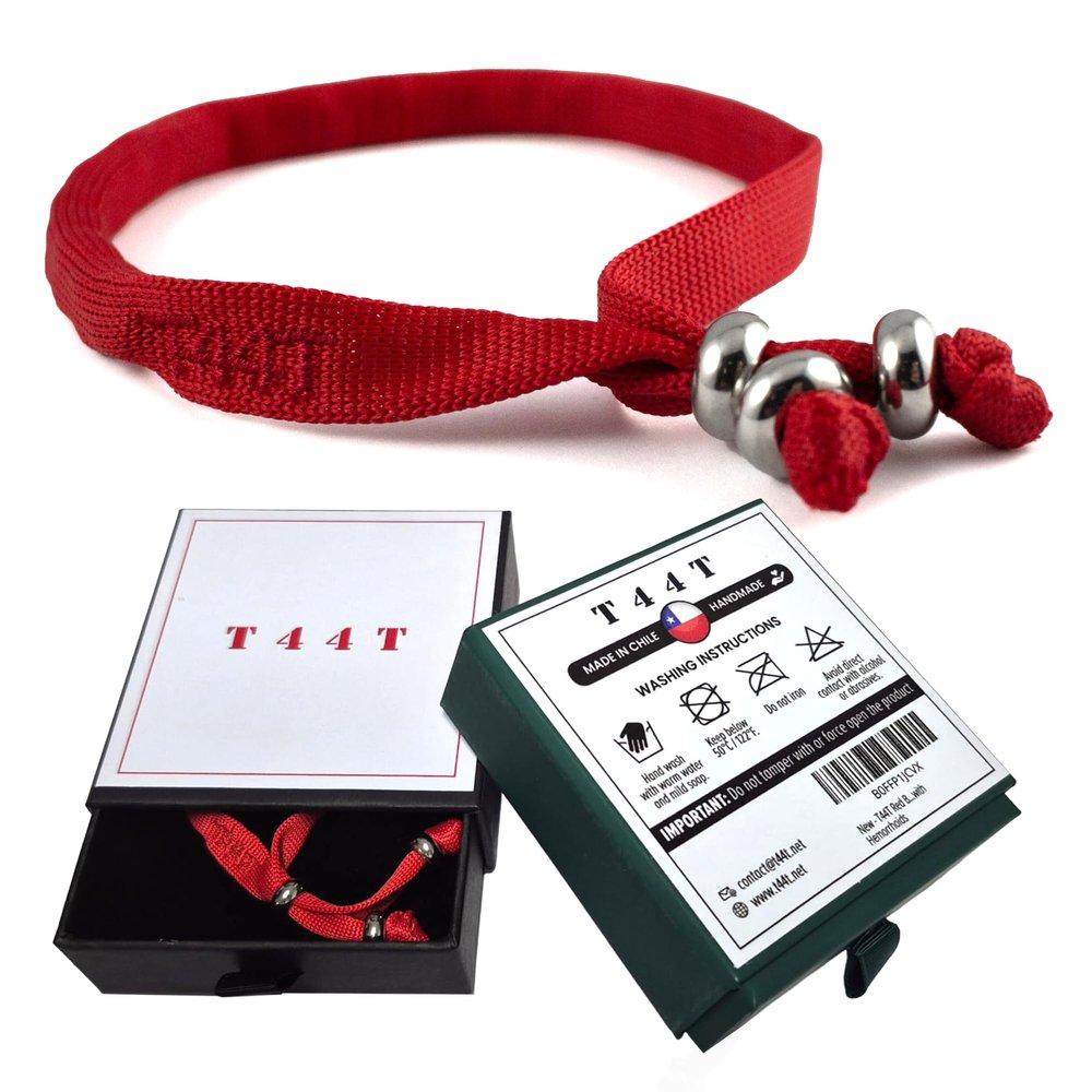Bracelet T44T that Helps Relieve Discomfort Caused by Hemorrhoids | No Direct Contact with the Affected Area | Practical and Easy to Use Hemorrhoid Treatment | Also Aids with Intestinal Transit | Ideal for Daily Use