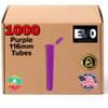 Evo Plastics 116mm Purple Tubes- Pop Top Vials - 1000 Count view 1