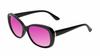 Medspex Calabria SOPHIA Color Therapy Reading Glasses +5.00 Gloss Black/Passion Purple Womens Fluorescent Light Sensitivity Chromotherapy Chakra Healing view 1