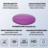 Medspex Calabria SOPHIA Color Therapy Reading Glasses +5.00 Gloss Black/Passion Purple Womens Fluorescent Light Sensitivity Chromotherapy Chakra Healing view 4