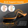 Plantar Fasciitis Insoles for Women Men-260lbs+ Orthotic Arch Support Shoe Inserts for Running, Work Boots, Pain Relief All-Day Comfort for Flat Feet/High Arch (Orange, XL | MEN 12.5-14/WOMEN 13.5-15) view 3