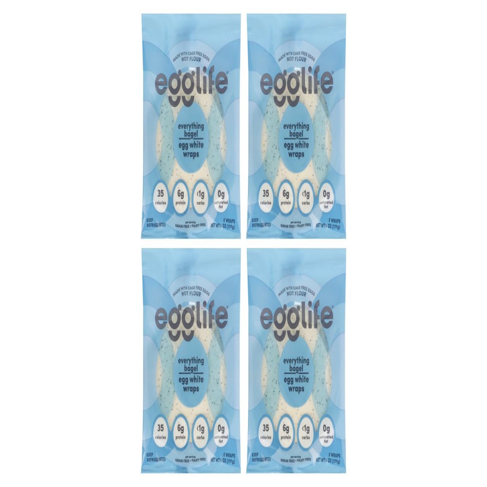 egg white wraps (Everything Bagel) - 4 PACK