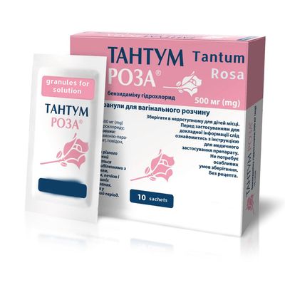 Formula Tantum Roza 10SHTS, Tantum Rosa European Version, Trusted Formula, Soothing Intimate Care Wash, Gentle Feminine Hygiene & Relief, Easy-to-Use Sachets