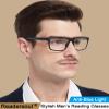 Readersoul Reading Glasses for Men,3 Pack +4.0 Blue Light Mens Readers view 4