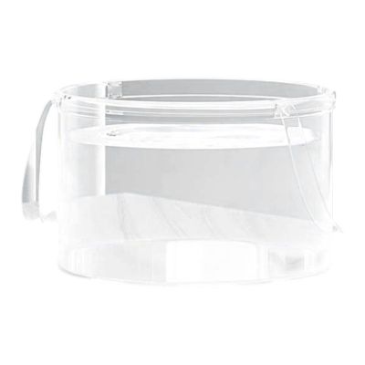 Camping Wash Basin | Washing Tub - Transparent with Handles Bucket for Kitchen Laundry Bathroom Business Trip Farm Outdoor Gardening Yard