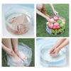 Camping Wash Basin | Washing Tub - Transparent with Handles Bucket for Kitchen Laundry Bathroom Business Trip Farm Outdoor Gardening Yard view 4