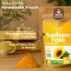 1 oz. Sunflower Petals Herbal Tea (Petala Helianthi) 28g Dried Sunflower Petals Tea T de Ptalos de Girasol view 3