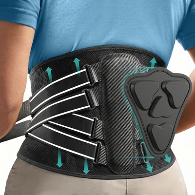 KineApex Back Brace for Lower Back Pain,Lumbar Support Belt for Men & Women