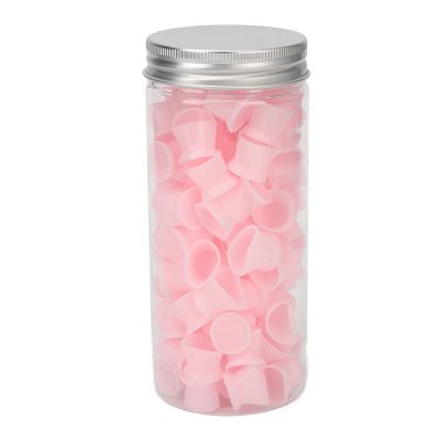 100PCS Large White Disposable Silicone Pigment Cups for Eyebrow, Lip Color - Ink Cups - Microblading Pigment Ink Cups - Hygienic Beauty Parlor Supplies (-1416230030812)