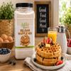Belgian Waffle Mix, Easy Light Fluffy Belgian Style Waffle Batter Mix for Breakfast & Brunch, by Dashers Spice & Beans, Bulk 5 lb Container view 2