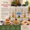 Belgian Waffle Mix, Easy Light Fluffy Belgian Style Waffle Batter Mix for Breakfast & Brunch, by Dashers Spice & Beans, Bulk 5 lb Container view 3