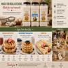 Belgian Waffle Mix, Easy Light Fluffy Belgian Style Waffle Batter Mix for Breakfast & Brunch, by Dashers Spice & Beans, Bulk 5 lb Container view 4