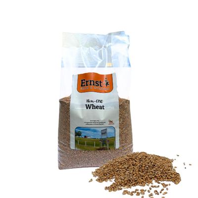 Ernst Grain & Livestock NonGMO Soft Red Wheat Berries Premium Whole Grain FeedGrade 10lb (160oz) Portable Bulk Bag NutrientRich, Wheat Kernels for Livestock, Poultry & Small Animals