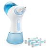 NUONNA Nasal Irrigation System | Handheld Saline Nasal Rinse Kit with 1 Rinse Machine and 30 Salt Pods | Blue view 1