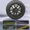 10 Inch Electric Wheelchair Replacement Wheel, 10x1.50 Solid Wheelchair Front Wheels, Non-Inflatable Honeycomb Wheel view 2