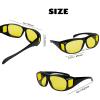 Dwbulndok Macular Degeneration Glasses, for Glaucoma, Cataracts and Retinitis Pigmentosa, for aged parent with Macular degeneration Outdoors and Indoor Yellow Lenses, for Men/Women view 2