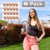 45 Pack Skin Self Adhesive Bandage Wrap Bulk 2 Inch x 5 Yards Self Adherent Cohesive Breathable Flexible Stretch Elastic Athletic Tape for Sports Ankle Knee and Wrist Vet Wrap Horses Pets Cats Dogs view 2