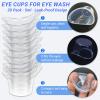 Hexinging 20 Pcs 5ml Disposable Eye Wash Cup, Portable Plastic Eyewash Cups, Portable Eye Bath Washer Ideal for Daily Use and Travel Cleaning view 2