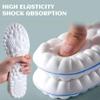 2 Pairs Insoles, Massage Insoles for Men & Women Arch Support Shoe Inserts for Breathable Cushion Insolex, for Foot Pain Relief, Work Boots, Sneakers, Daily Use (2Pcs*Gray,M11/W12) view 2