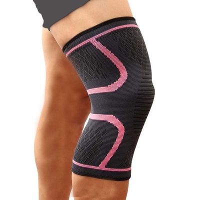 Compression Knee Brace for Men & Women - Support Sleeves for Running, Workout & Sports - Breathable, Lightweight & Comfortable | Black, Pink - Small