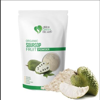 Soursop Fruit Powder 100% Pure, Dried Soursop (Graviola) Fruit Powder for Smoothies, Teas & Culinary Use