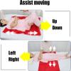 Patient Transfer Sheets, Reusable Slide Sheet Multifunctional Patient Bed Positioning Pad Draw Sheets for Patient Transfer, Turning, and Repositioning(Blue,140 * 68cm) view 4