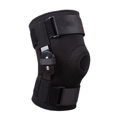 SIDUFHAOPKLL Rotary Hinge Steel Plate Support Knee Pads For Mountaineering With Pressure Band Knee Pads(Large)