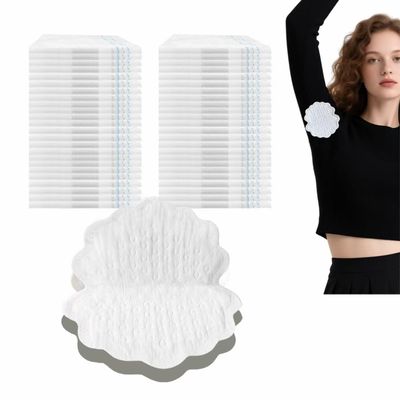 Sloewui Armpit Sweat Pads 60 Pcs Armpit Pads for WomenWhite