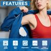 Sloewui Armpit Sweat Pads 60 Pcs Armpit Pads for WomenWhite view 3