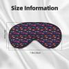 Eye Sleep Mask for Women Men - Adjustable Buckle Red Blue Fire Sports Car Print Travel Eye Masks for Sleep Mask Blackout, Comfy Sleeping Blindfolds for Women Men, Funny Blindfolds for Party Games view 2