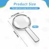 100Pcs Mini Handheld Magnifying Glass 3X Small Plastic Magnifying Glass for Kids, Seniors, Students at School, and Outdoor Use view 2