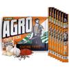 AGRO POWER Vegan Jerky Sticks, 10g Protein per Stick, Texas BBQ Plant-Based, 7 Stick Bag, Non-GMO, 40% Less Sodium, Zero Cholesterol, Meat Alternative, High Protein Snack for Lunch, On-the Go Fuel