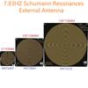 0.01-100Khz 4 Output Large 7.83 Schumann Resonance Generator Pure Sine Wave 150MM Onboard Antenna with Cycle Timing Function (External Antenna) view 2