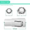 AirMini Adapter for Hose, Universal Tubing Connector Compatible with AirMini Device, Travel-Friendly Accessory (White-2 Pack) view 2