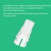 AirMini Adapter for Hose, Universal Tubing Connector Compatible with AirMini Device, Travel-Friendly Accessory (White-2 Pack) view 3