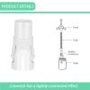 AirMini Adapter for Hose, Universal Tubing Connector Compatible with AirMini Device, Travel-Friendly Accessory (White-2 Pack) view 4