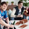 100pcs Football Napkins Disposable Guest Towels for Sports Parties & Game Day - Bulk 100-Pack Paper Dinner Decor view 4