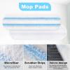 Mop Replacement Pads for OCedar H2prO Flat Mop System, 6 Pack Mop Pads for Ocedar H2prO Flat Mop, Machine Washable and Reusable Microfiber Mop Heads Replacements, Mop Refills Safe on Various Floors view 3