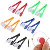 10Pcs Mini Eyeglass Cleaner, Soft Brush Cleaning Tool, Eyeglass Microfiber Cleaner, Sun Glasses Cleaners Microfiber Cleaning Clip, Glasses Accessories, 5Colors. view 1