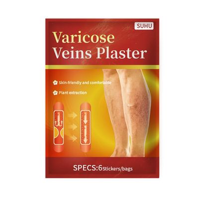 bobojuju Varicose Veins Relief Plasters, 2 - Pack (12Pcs) for Bulging Veins & Leg Discomfort, Plant - Based, Skin - Friendly