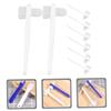 Outanaya 8Pcs Portable Cleaning Brushes for Denture Care Double Sided Design Soft Bristles for Travel and Home Use Convenient Oral Supplies view 2