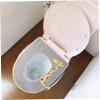 HOLIDYOYO Waterproof Plush Toilet Seat Cover Pad Thickened Warm Cushion for O and U Shape Toilets Soft Bathroom Cushion Easy Installation for Home Use view 2