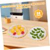 Healvian 50Pcs Floral Paper Plates Disposable Dinnerware Stylish and Convenient for Parties Picnics and Events Elegant Design with Capacity for Food Serving view 3