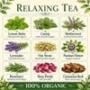 RELAXING TEA Calming Tea for Stress Relief, Calm & Relaxation Chamomile Herbal Blend with Lavender & Passion Flower Peaceful Mood Support Organic Loose Leaf Formulated by Master Herbalist view 3