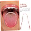 GANAZONO 1Set Gold Scraper with Storage Box Unisex Cleaning Brush for Bad Breath Oral Shaped Design for Easy Use view 4