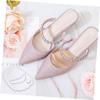 Beaupretty 3Pairs Silicone Metatarsal Cushions Non Slip Heel Grips for High Heels Reusable Foot Pads for Loose Shoes Comfortable Heel Protection Inserts view 4